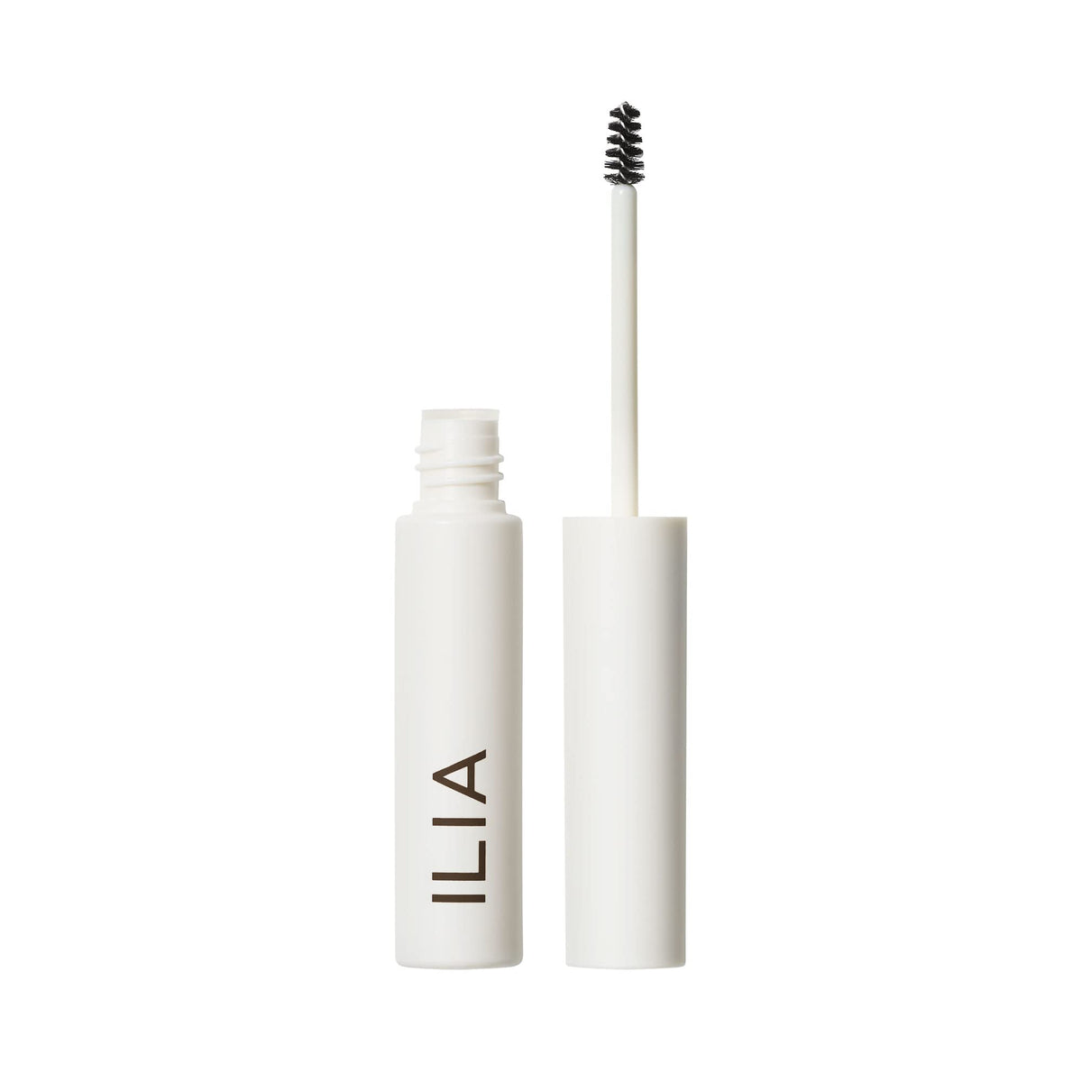 ILIA In Frame Brow Gel universal clear packaging shows clean vegan formula for easy brow definition