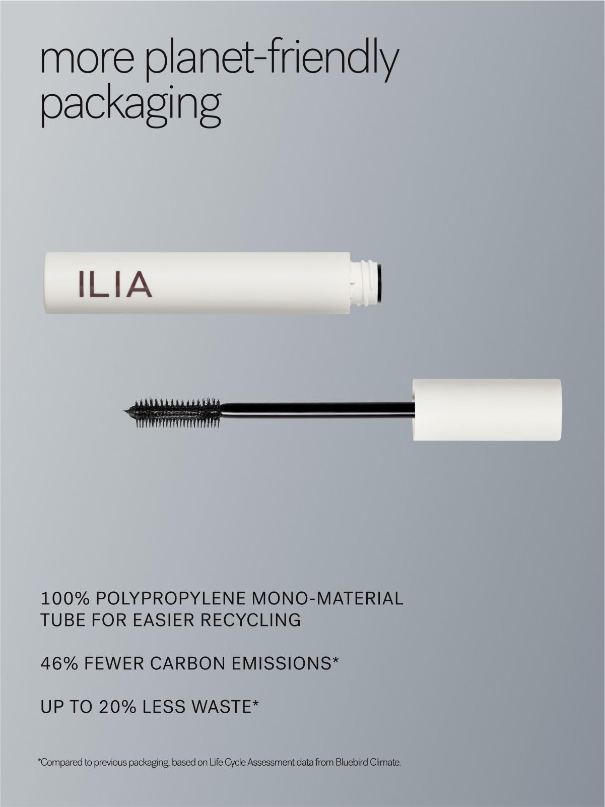ILIA Limitless Lash Mascara safe for sensitive eyes ophthalmologist-tested.