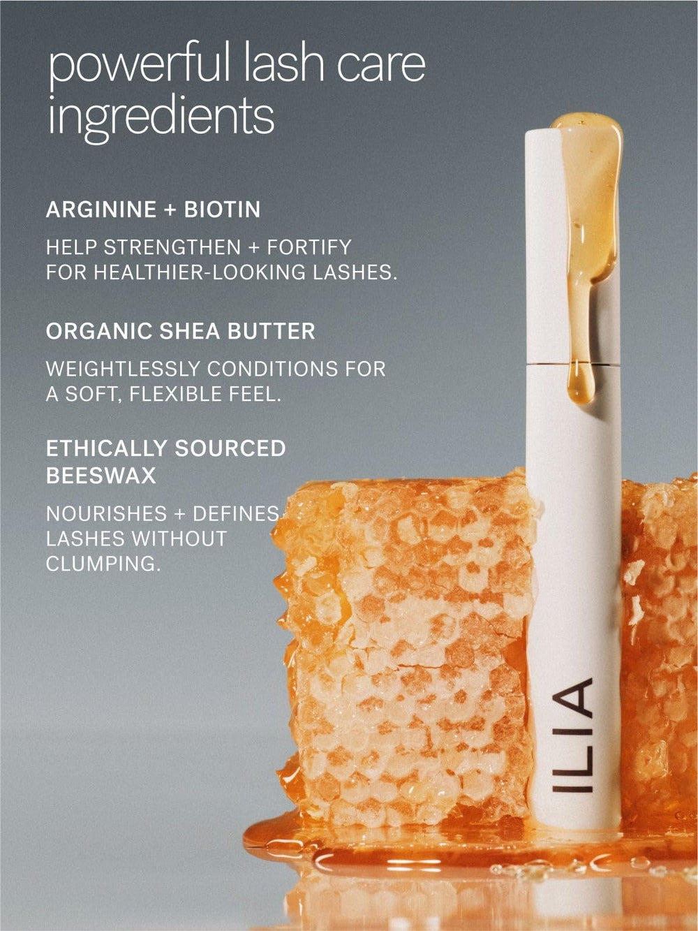 ILIA Limitless Lash Mascara finishes with a smudge-resistant all-day look.