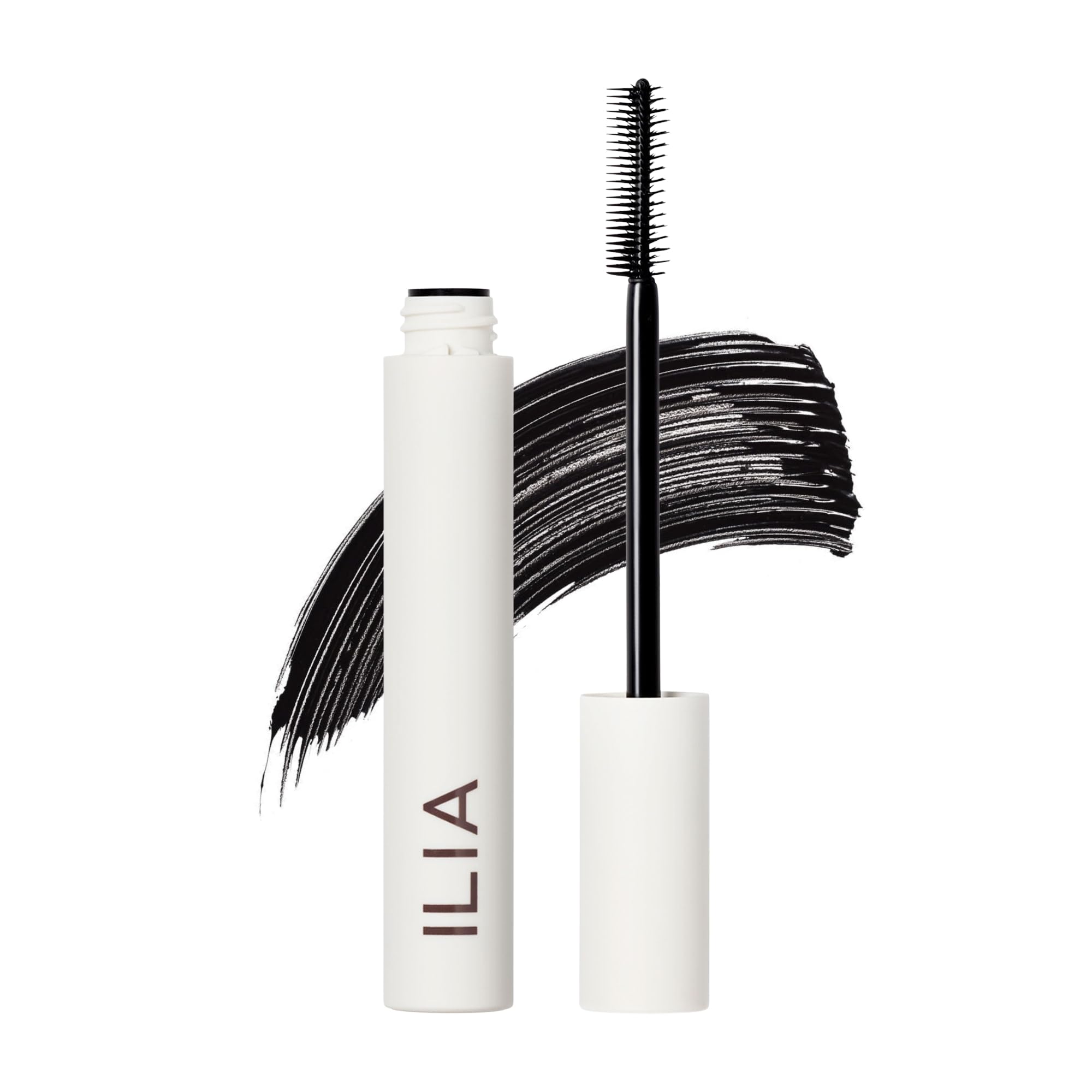 ILIA Limitless Lash Mascara wand closeup for precise lengthening and lift.