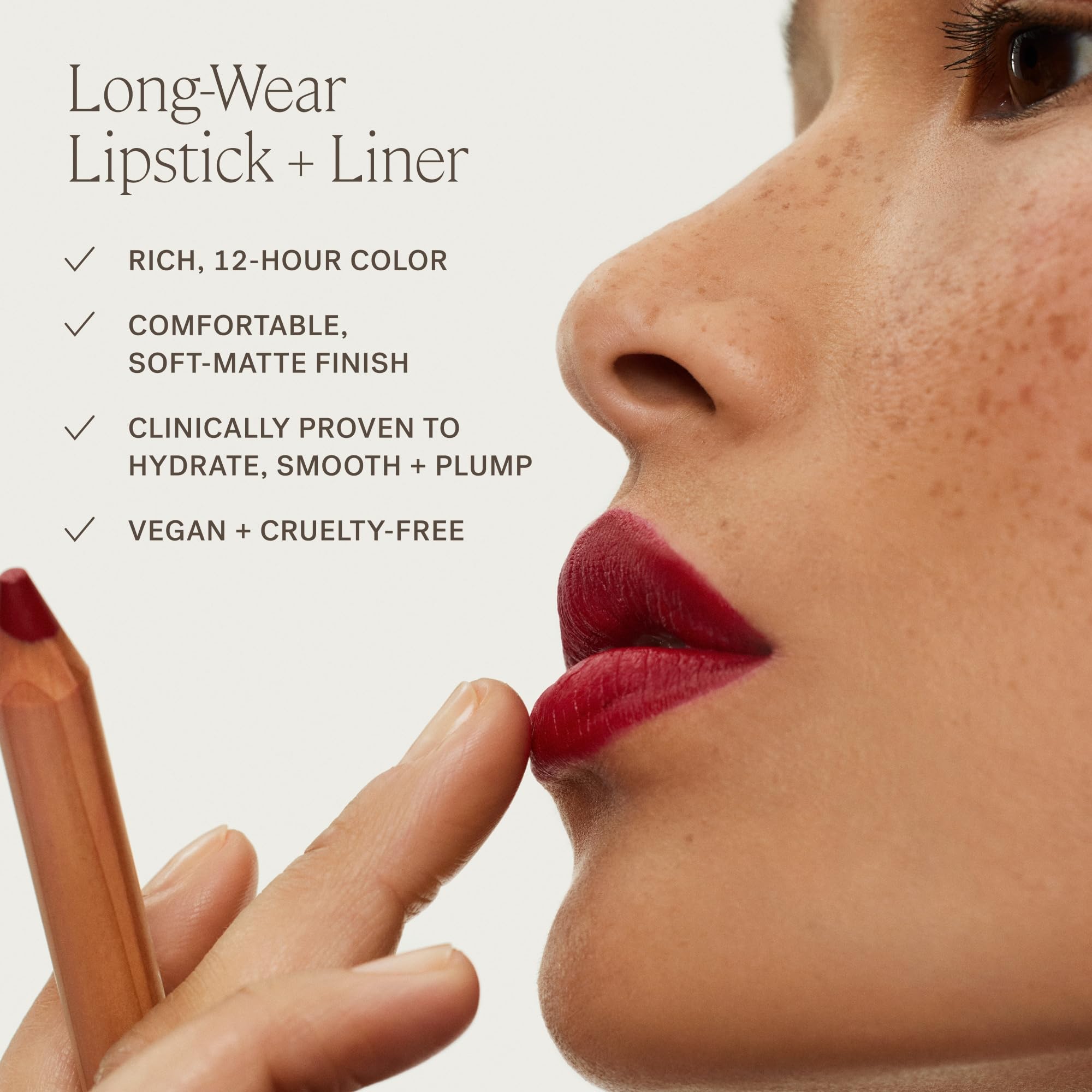 ILIA Lip Sketch Earthen on-the-go use delivers durable color