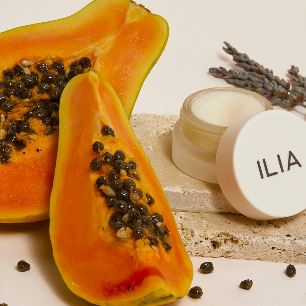 ILIA Lip Wrap clean beauty icon emphasizes silicone-free, gluten-free lip care