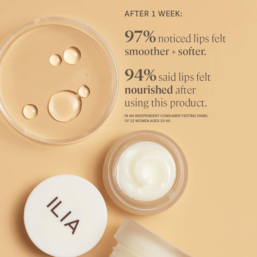 ILIA Lip Wrap papaya enzymes image signals gentle exfoliation for fresh-feeling lips