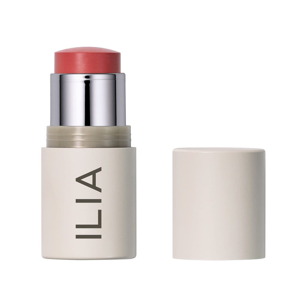 ILIA Multi-Stick All Of Me lip-cheek swatch builds natural everyday color