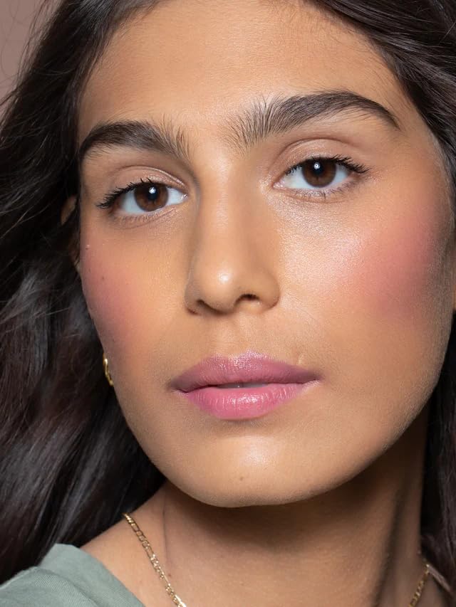 ILIA Multi-Stick blended on cheeks and lips for a seamless finish.