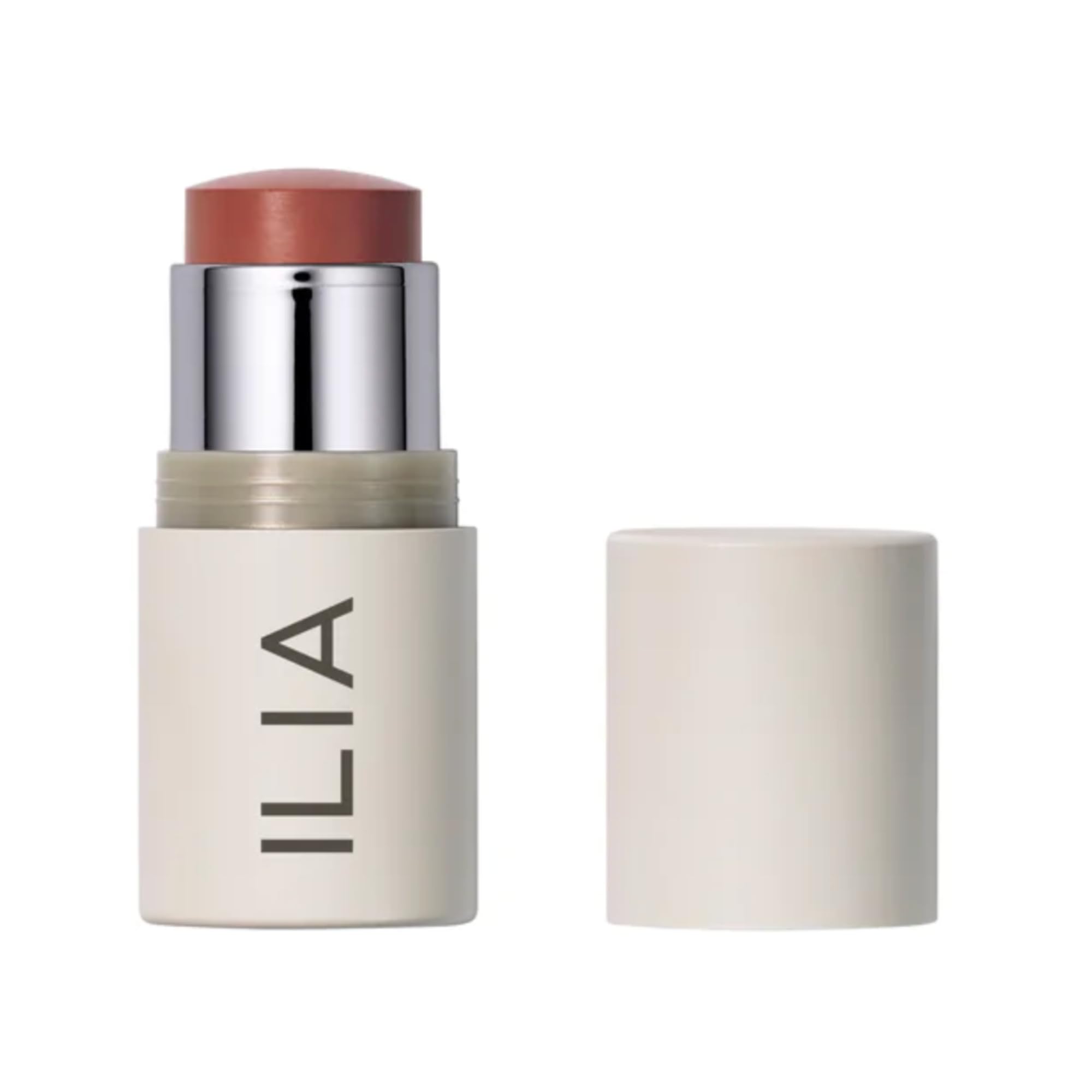 ILIA Multi-Stick Dreamer twist shows creamy terracotta color for lips and cheeks.