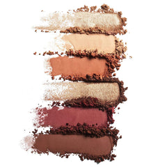 ILIA Necessary Eyeshadow Palette open with six shades for versatile color play