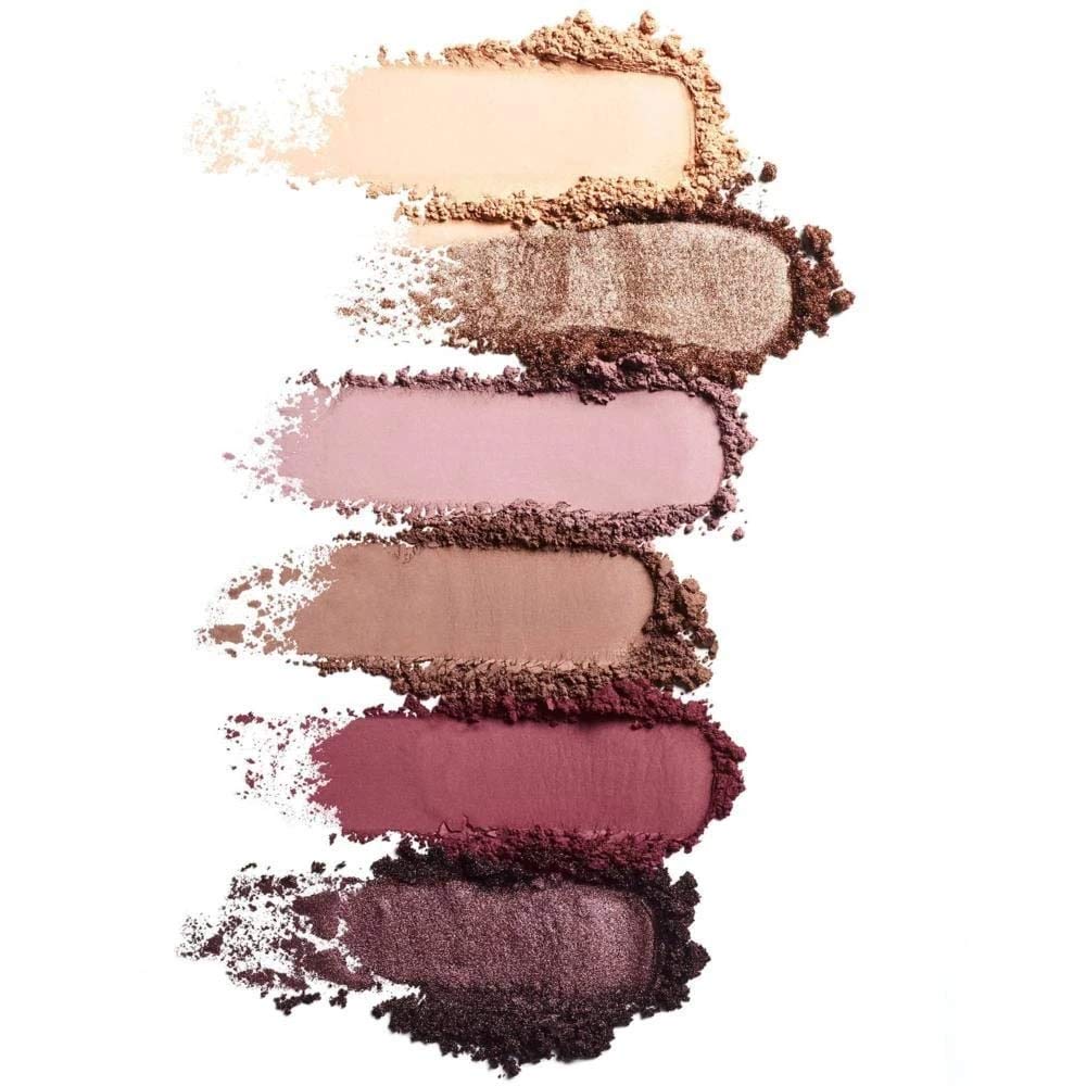 ILIA Necessary Eyeshadow Palette pan close-up reveals buttery talc-free texture