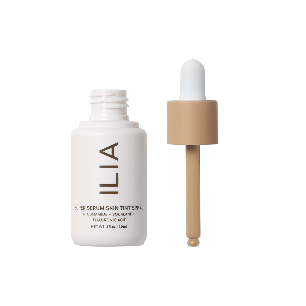 ILIA tint being applied with a simple technique for an easy one-step routine.
