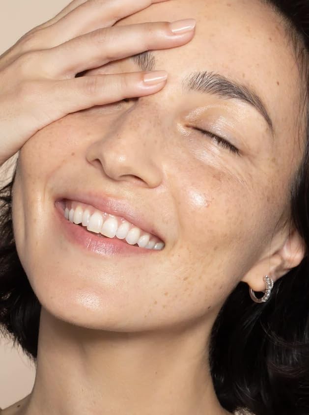 ILIA tint dispenser close-up highlights easy one-step makeup and skincare.