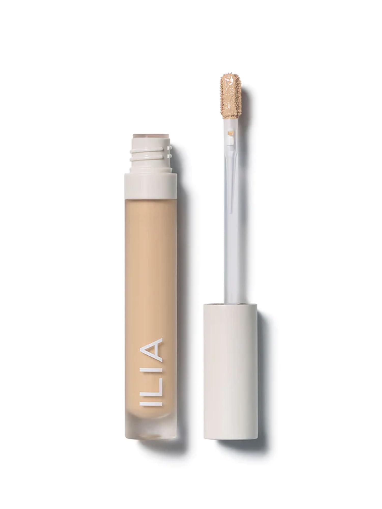 ILIA True Skin Serum Concealer tube close-up for smooth, lightweight coverage