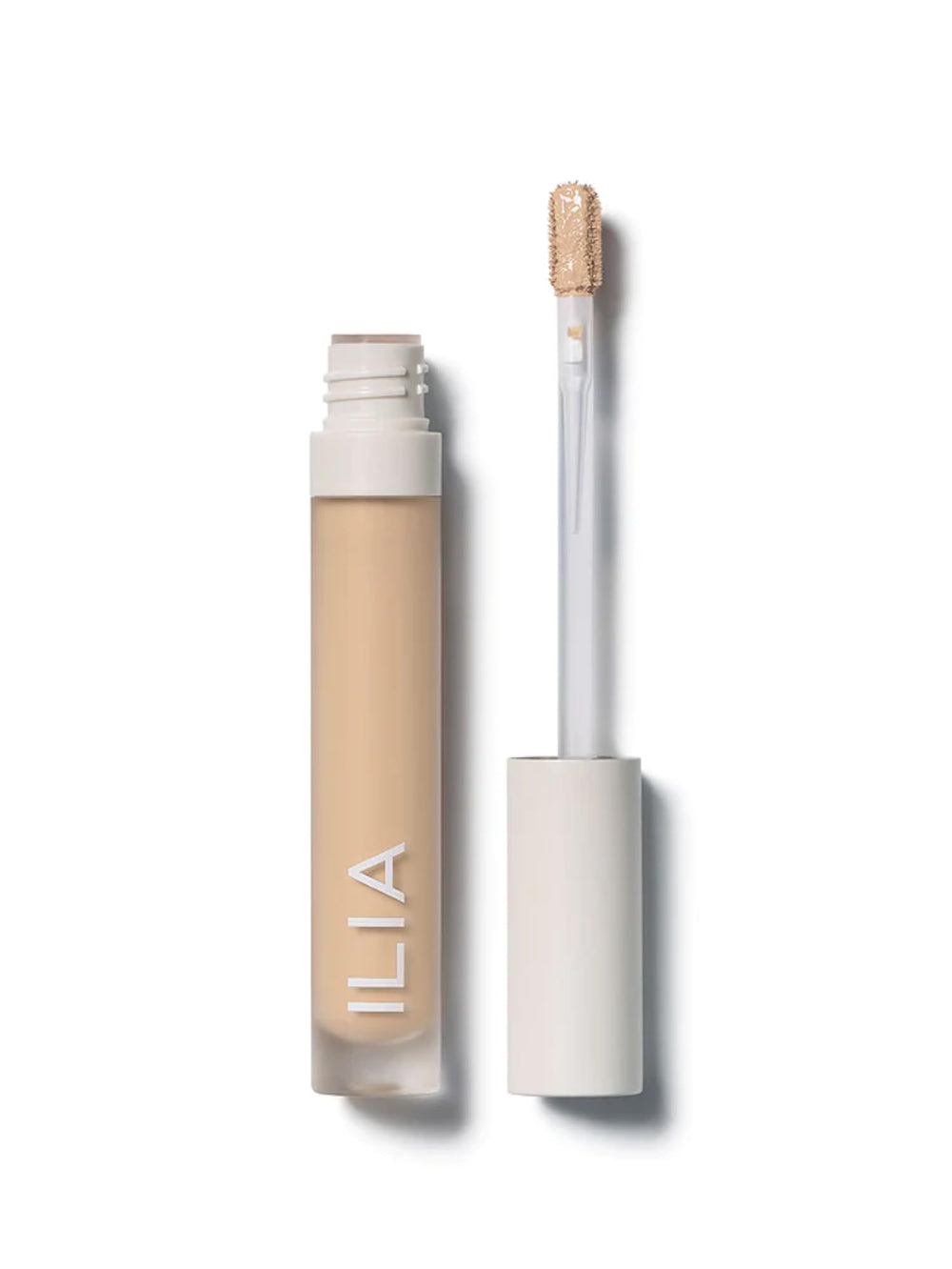 ILIA True Skin Serum Concealer tube close-up for smooth, lightweight coverage