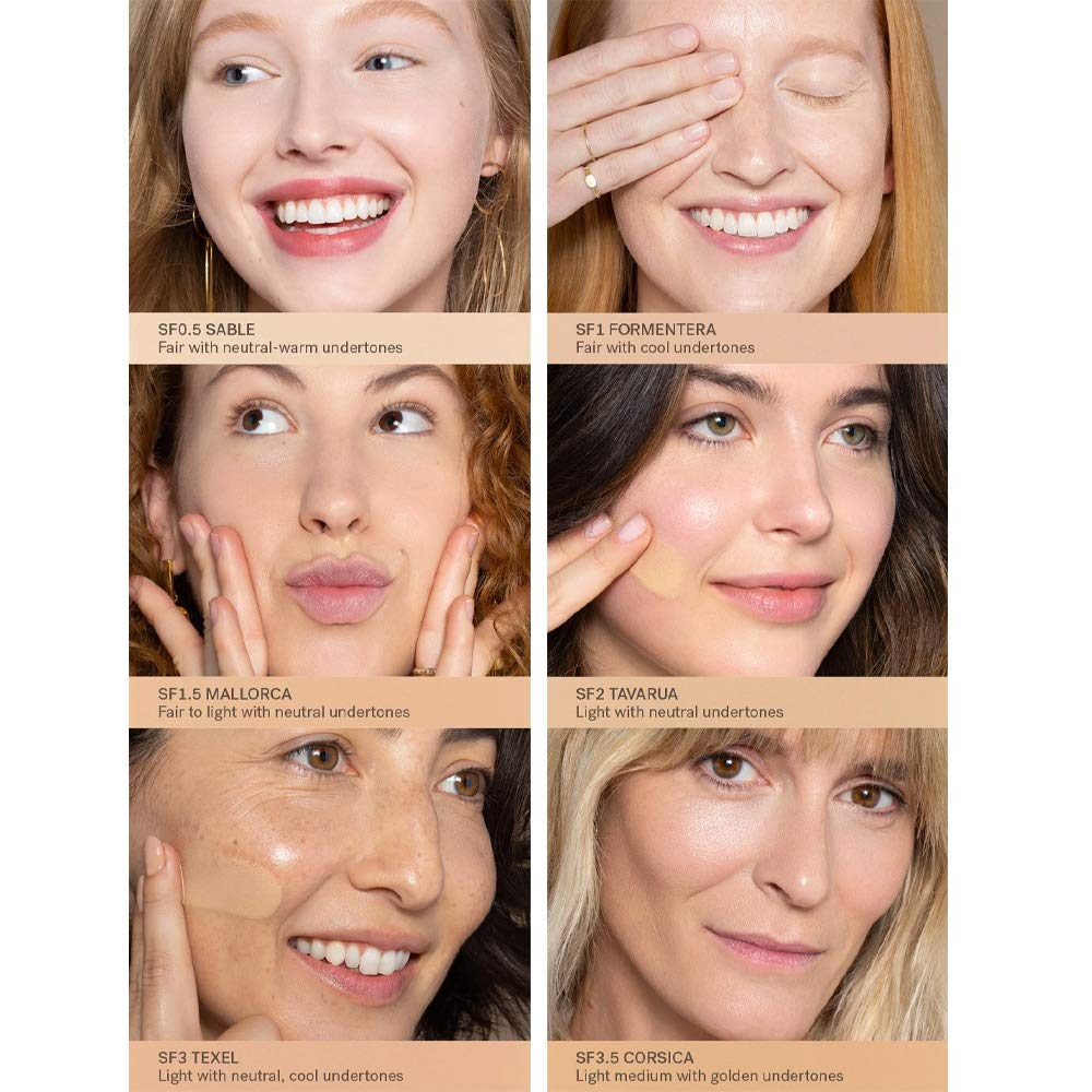 ILIA texture detail highlights breathable, flexible formula