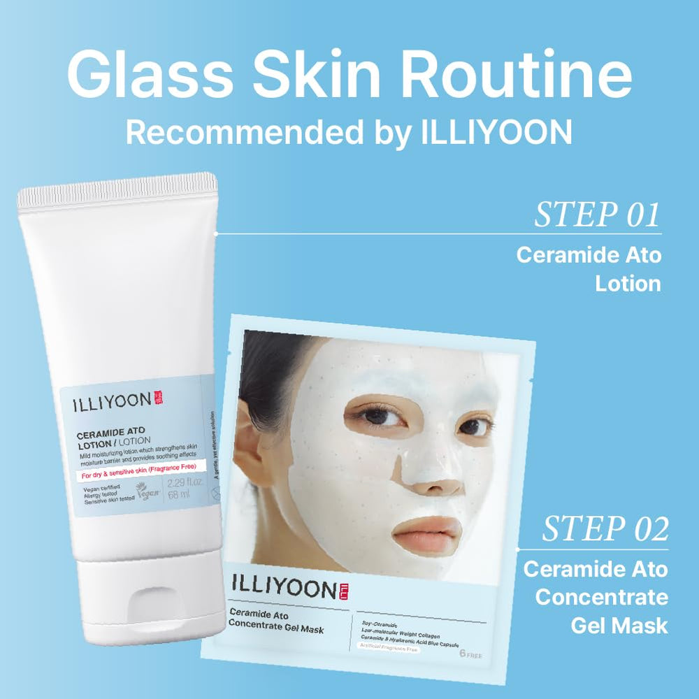 Illiyoon Ceramide Ato skin barrier support visible.