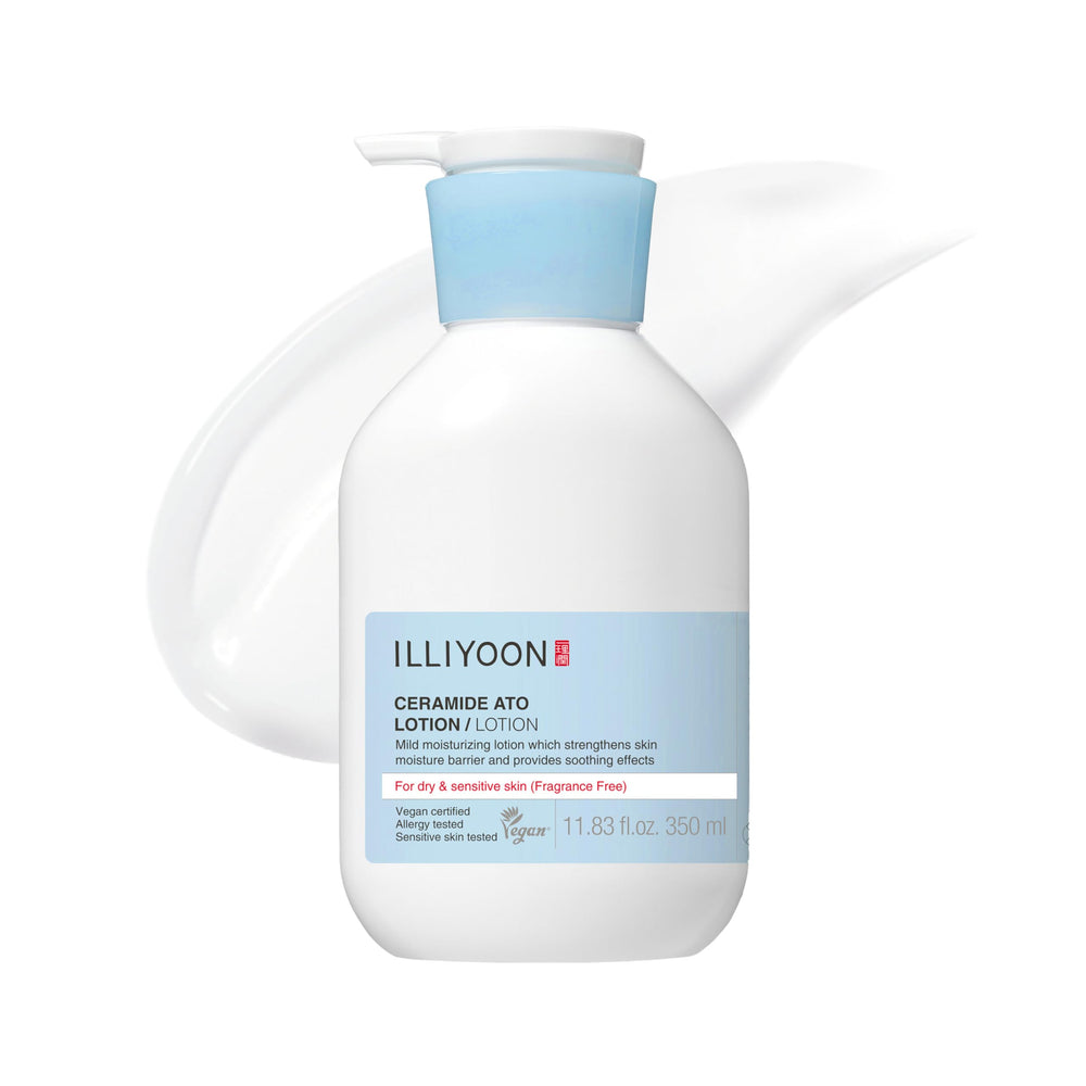 Illiyoon Ceramide Ato Lotion bottle for daily sensitive-skin hydration