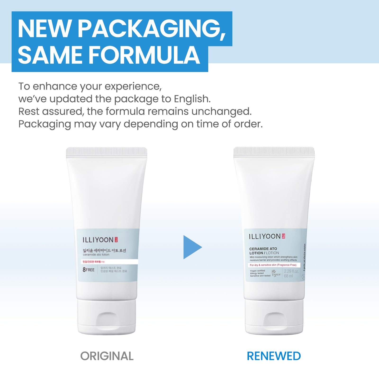 Illiyoon Ceramide Ato Lotion used by a baby and family for sensitive skin care.
