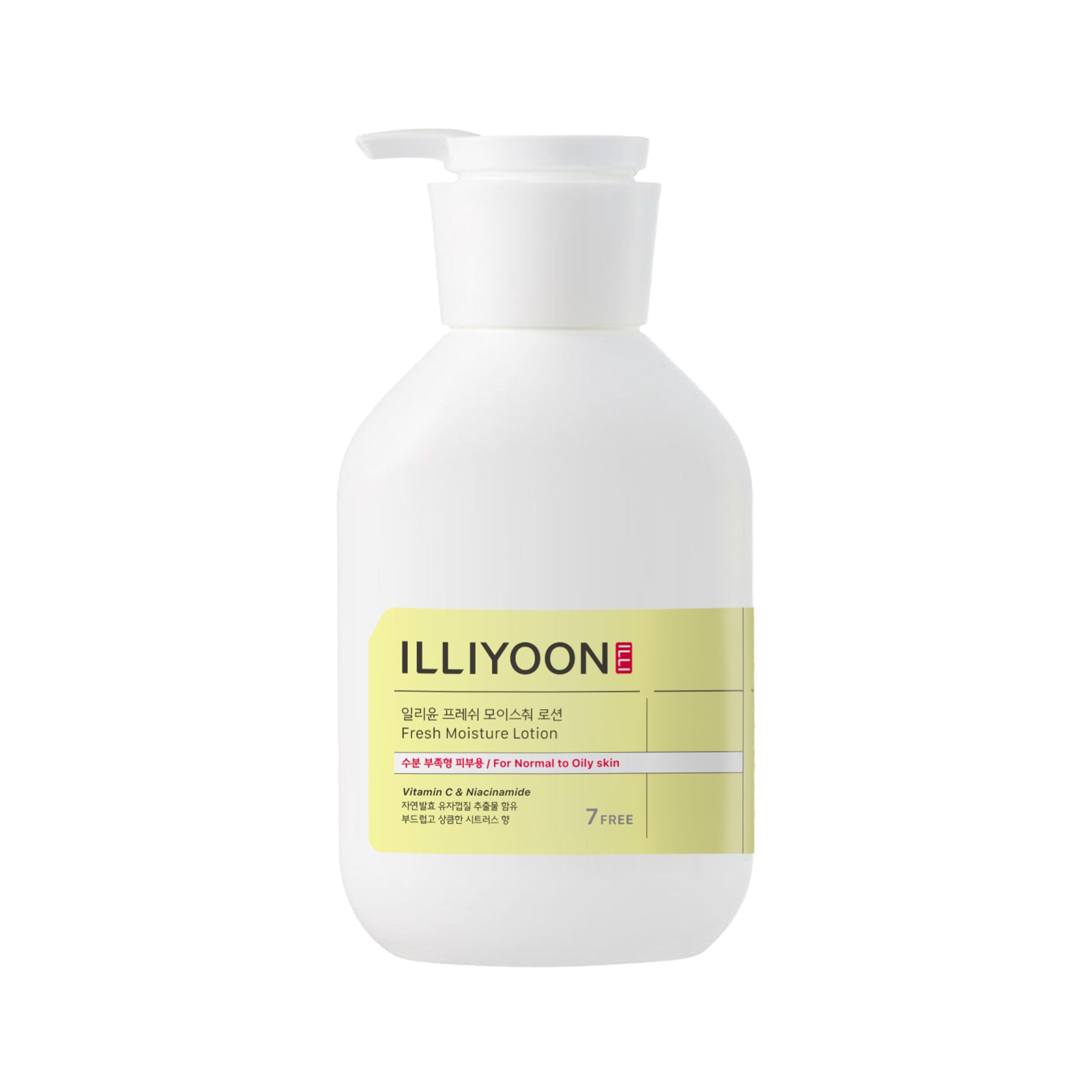 Illiyoon Fresh Moisture Lotion bottle highlights generous hydration for dry skin