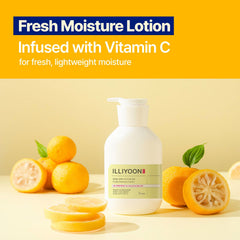 Illiyoon Fresh Moisture Lotion pump demonstrates easy, even application for daily use