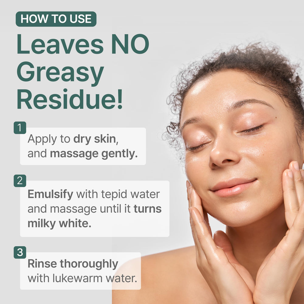 Illiyoon Gentle Deep Cleansing Oil AHA/BHA badge signals exfoliation-friendly formula.
