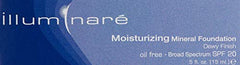 Illuminare Moisturizing Mineral Foundation Florentine Fair dewy finish close-up - natural glow for normal to dry skin.
