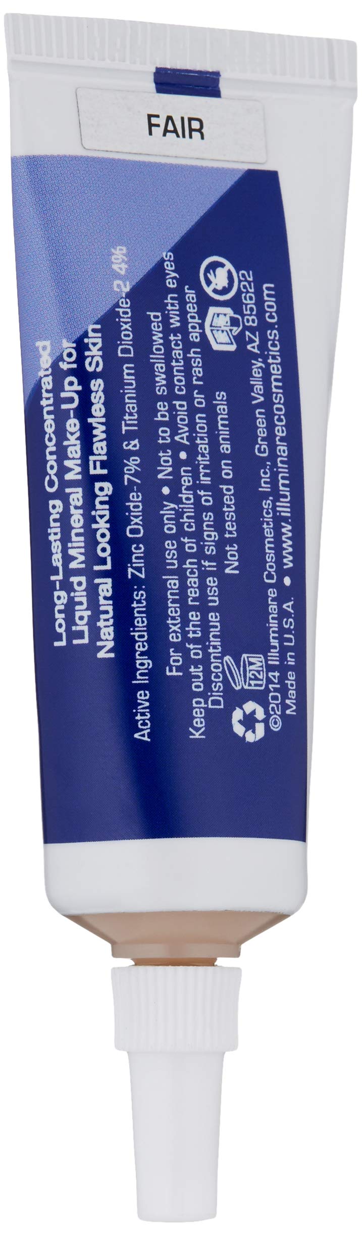 Illuminare Moisturizing Mineral Foundation Florentine Fair SPF-20 close-up - sun protection without heaviness.