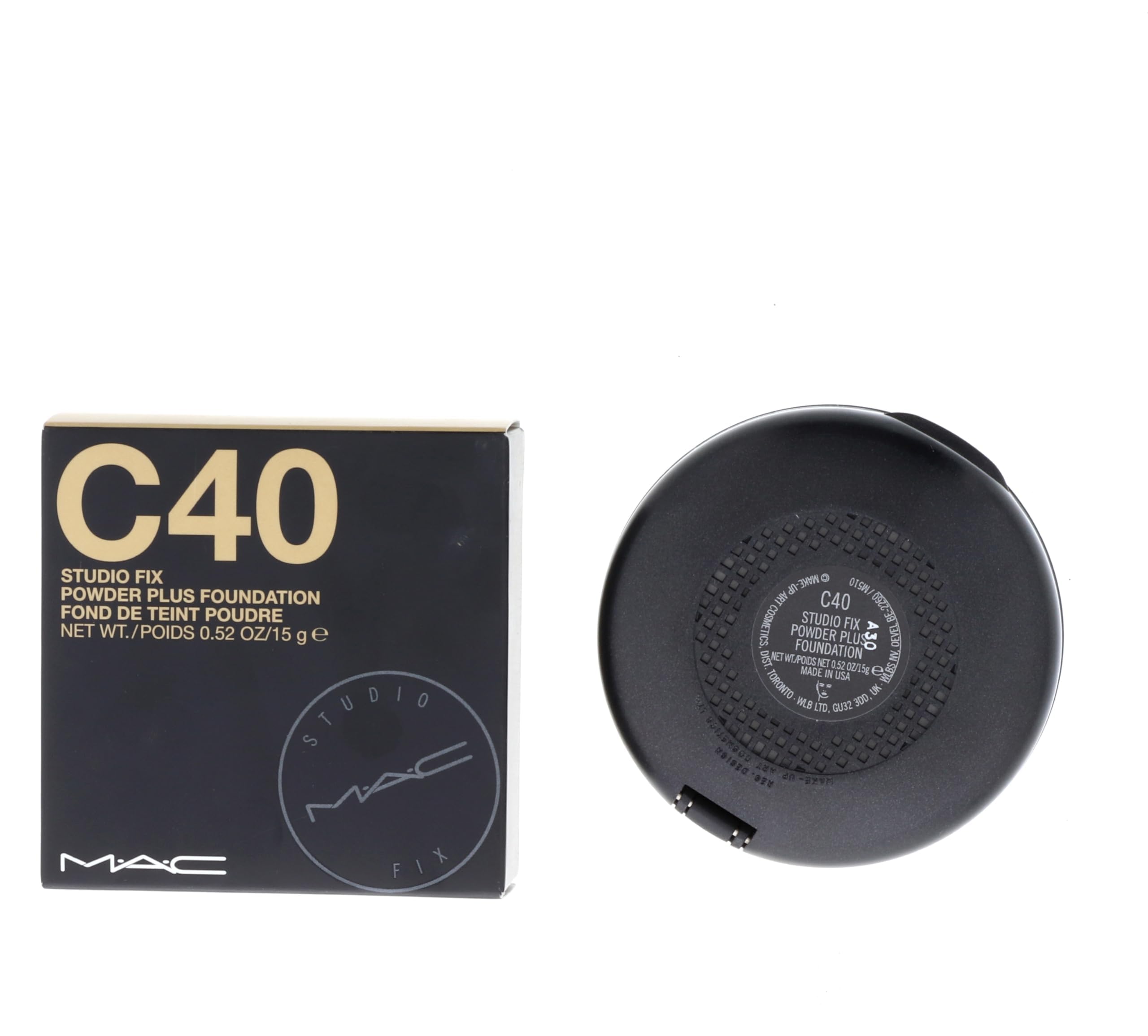 MAC Studio Fix Powder Plus powder applied on cheeks delivers full-coverage matte look
