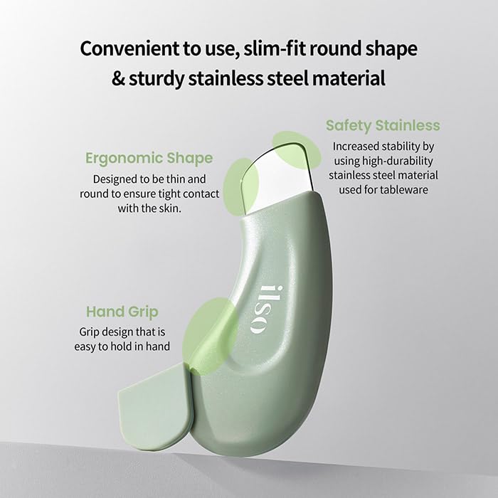 ILSO Deep Clean Master back bumps detail for targeted exfoliation and blackhead reduction.