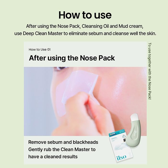 ILSO Deep Clean Master side handle for comfortable ergonomics during cleansing sessions.
