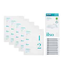 ilso Natural Mild Nose Patch cotton swabs extruding side remove blackheads.