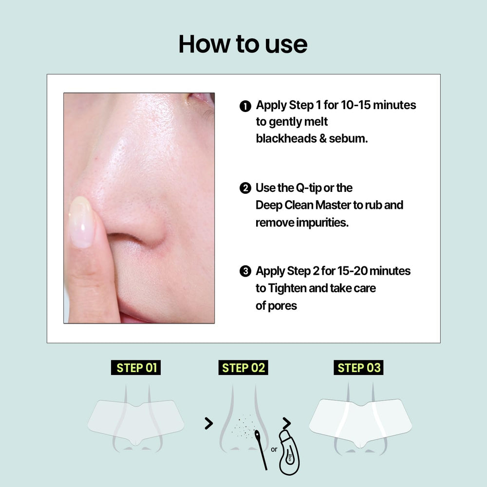 ilso Natural Mild Nose Patch step2 pure cotton sheet moisturizes after pore cleansing.