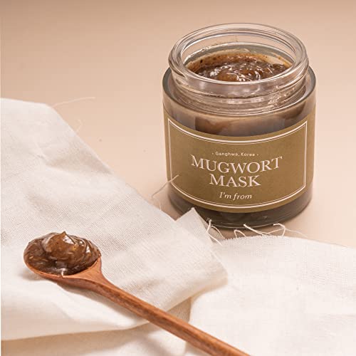 I'm From Mugwort Mask gel-concentration closeup emphasizes potent actives for radiant skin