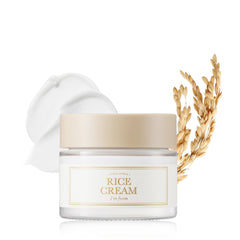I'm From Rice Cream jar close-up highlighting silky hydration