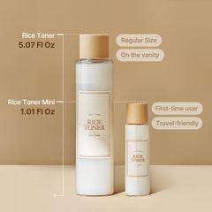 I'm from Rice Toner two-layer texture reveals deep moisturization for dry skin.