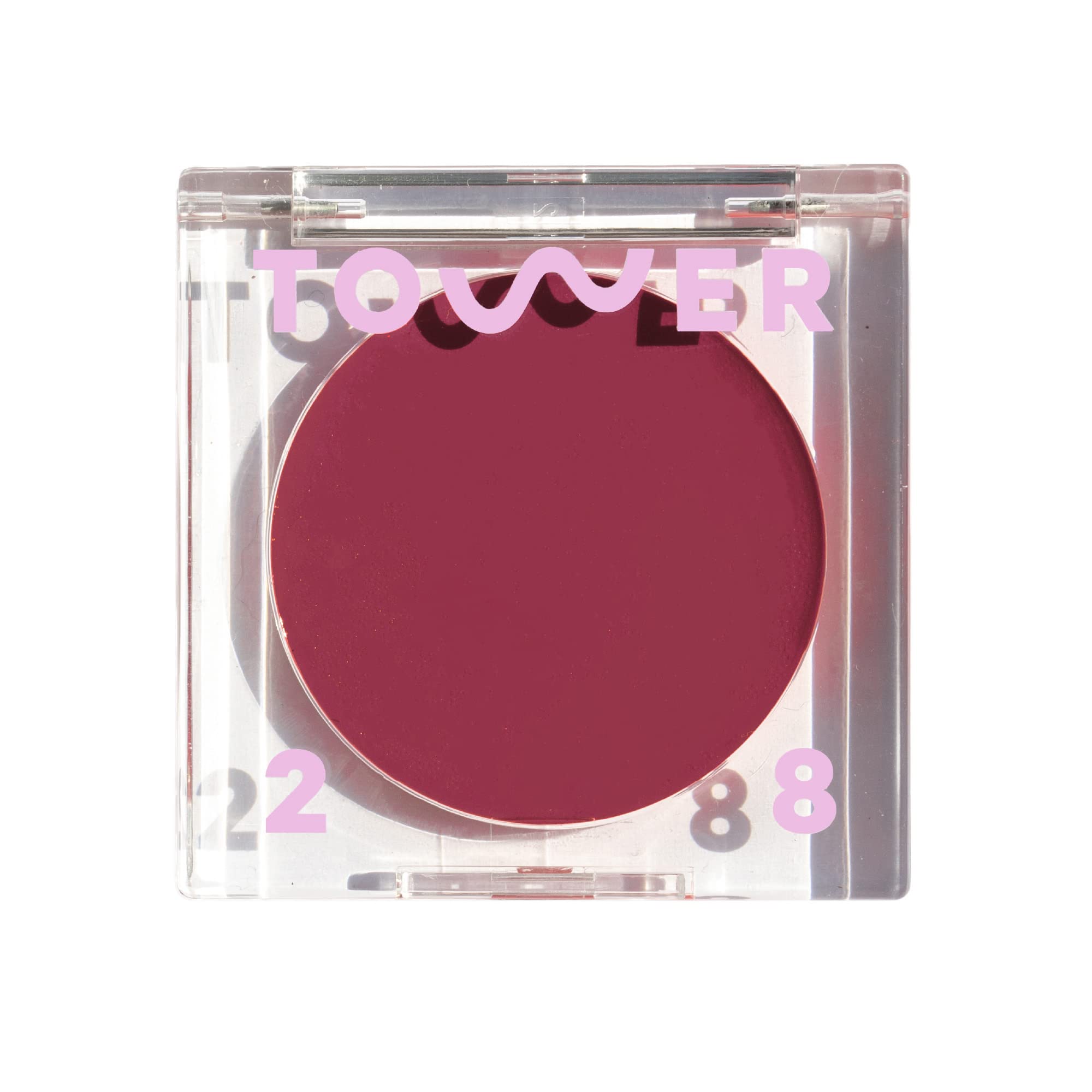Tower 28 BeachPlease Cream Blush Berry Blush – Lip & Cheek Tint for Sensitive Skin (After Hours, Luminous Finish)