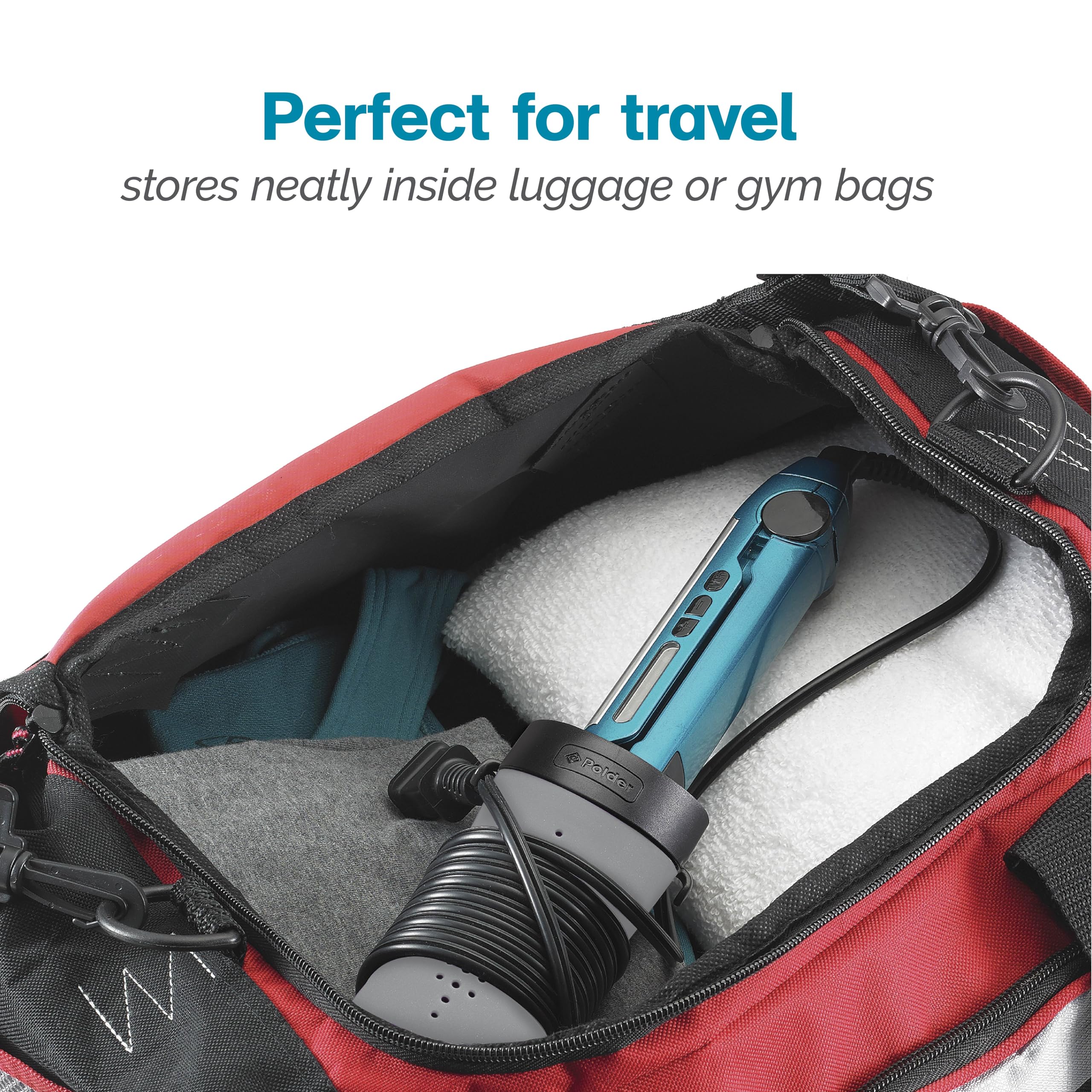 Polder BTH-7030-94 Hot Sleeve Caddy for Curling & Flat Irons – Safe, Compact