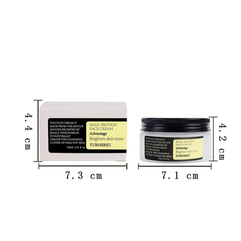 ELCHHIRSCH snail mucin cream facial application side view suggests a soothing daily routine.