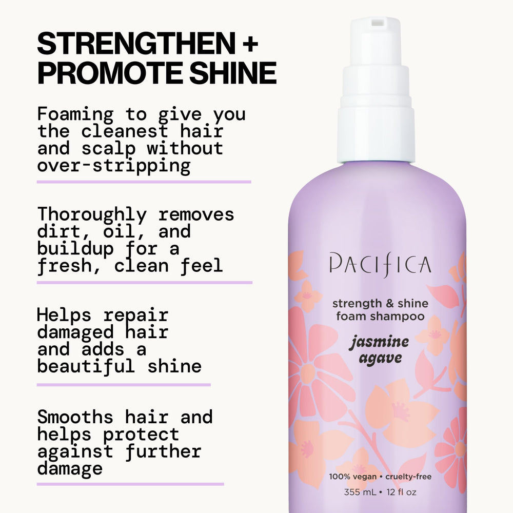 Pacifica mango butter drizzle signals deep conditioning and frizz control.
