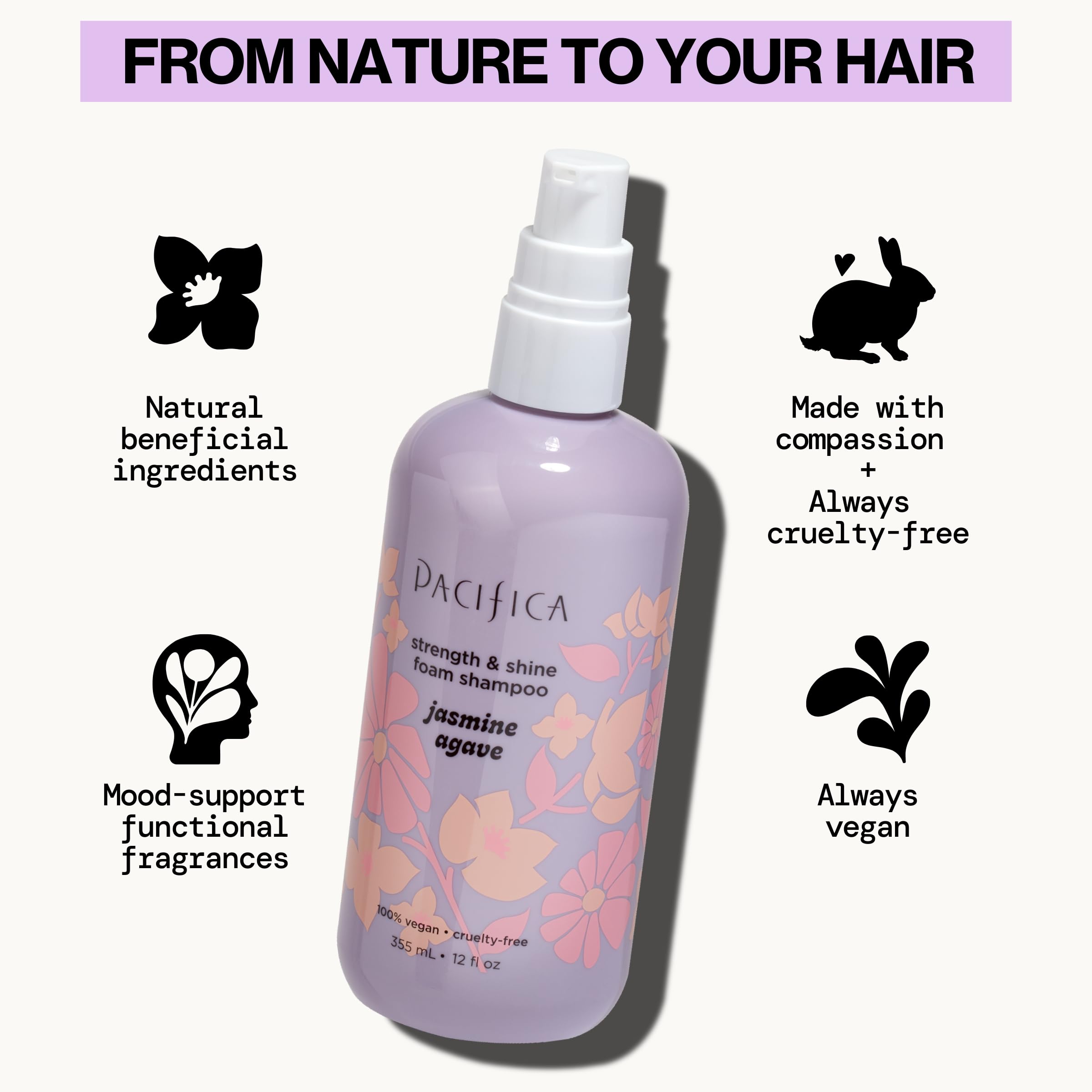 Pacifica sacha inchi oil drop highlights omega-rich nourishment for strength.