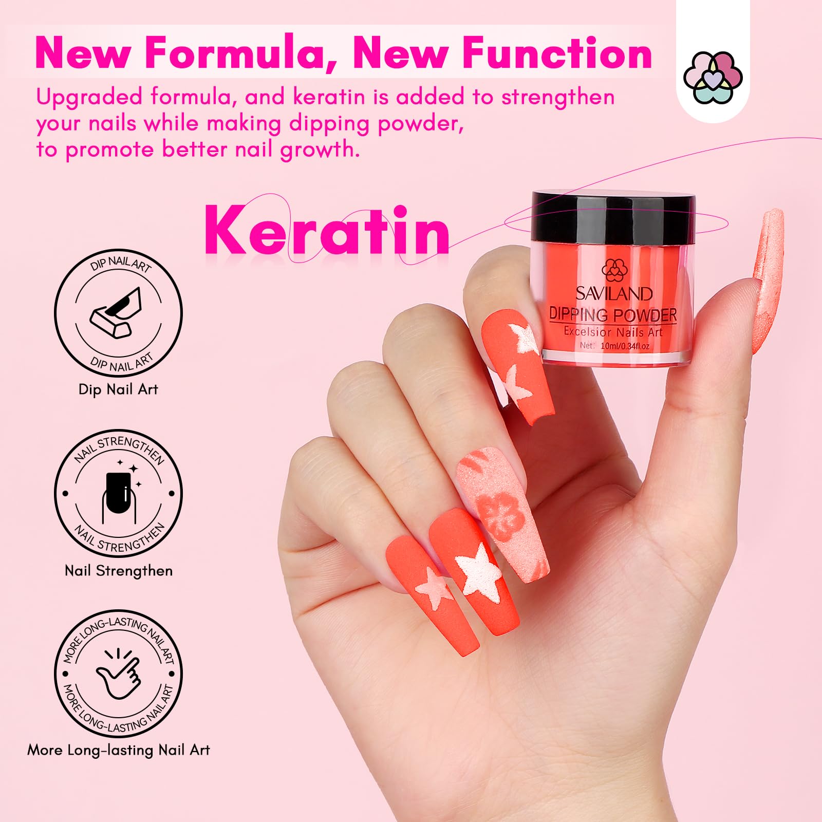 SAVILAND Dip Powder Nail Kit with Drill: Starter Kit 103 Pcs Keratin Dip Nails Powder Kit 30 Colors with Dipping Powder Liquid Set with Base Top Coat Activator for Beginners All Seasons Home DIY Salon