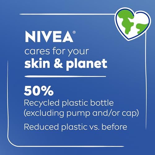 NIVEA Essentially Enriched Body Lotion for Very Dry Skin — Almond Oil, Hyaluronic Acid, 33.8 fl oz Pump