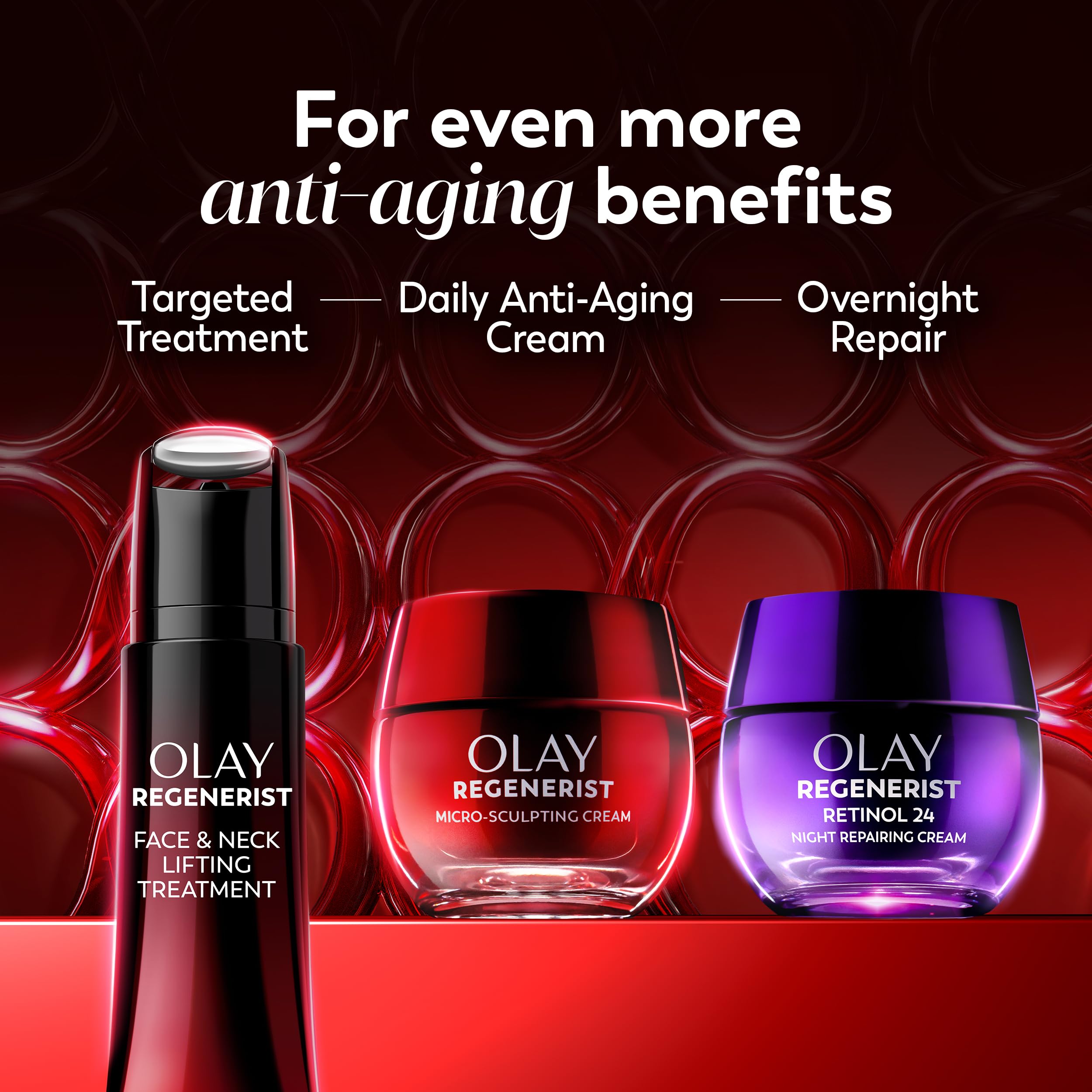 Olay Regenerist Micro-Sculpting Cream Fragrance-Free 1.7 oz — Anti-Aging Hydrating Firming Face Moisturizer