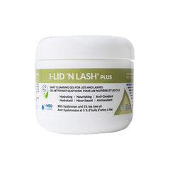 I-Med Pharma I-Lid 'N Lash Plus wipes for daily lid and lash cleansing with hydrating care.