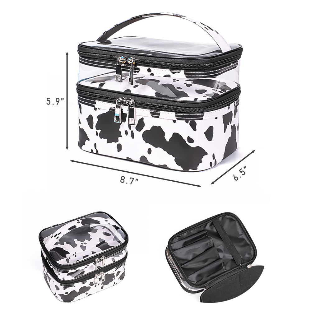 Imerelez travel makeup bag foldable design; easy packing and lightweight portability.