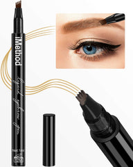 iMethod Lápiz de Cejas con aplicador micro-tenedor para trazos naturales