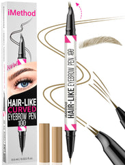 iMethod Curved Eyebrow Pen curved-tip draws hair-like strokes for natural brows