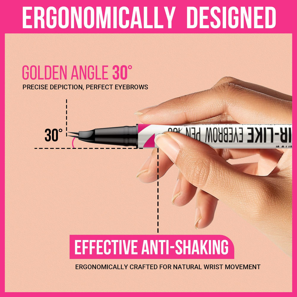 iMethod Curved Eyebrow Pen precision brush-tip blends brows