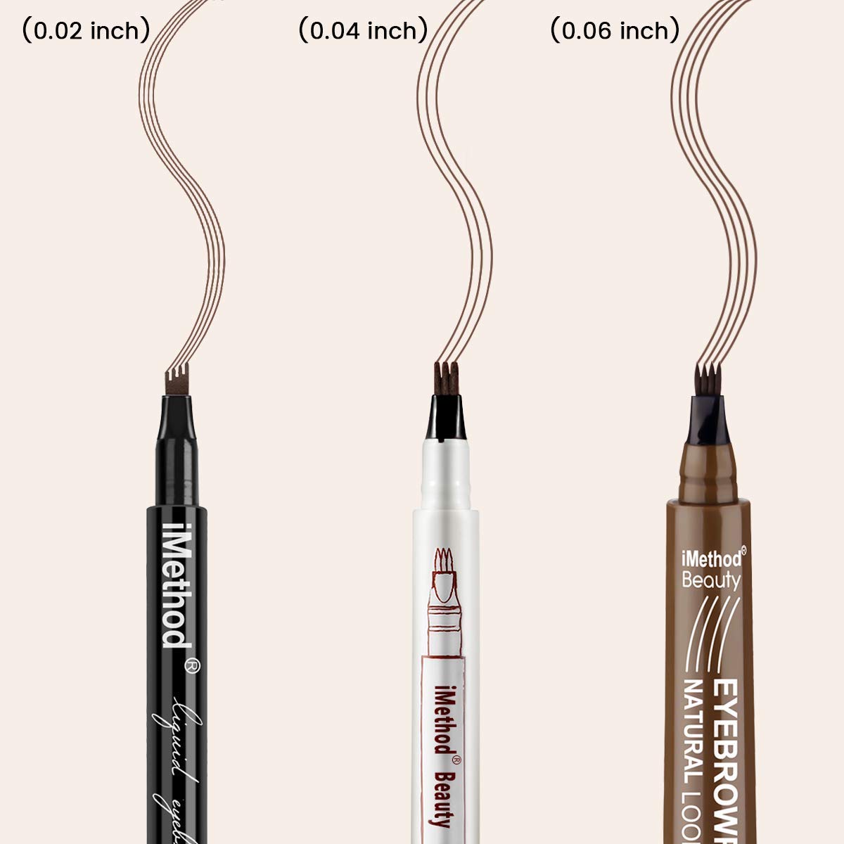 iMethod Eyebrow Pen 3ml capacity view emphasizing longer use per pen.