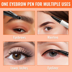 iMethod Eyebrow Pen 4D microblading tip creates fine, realistic brow texture