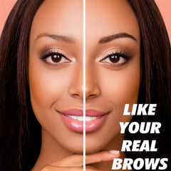 iMethod Eyebrow Pen demonstrates application of natural-looking brow strokes