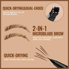iMethod Eyebrow Pen brow-fill tip creates hair-like strokes